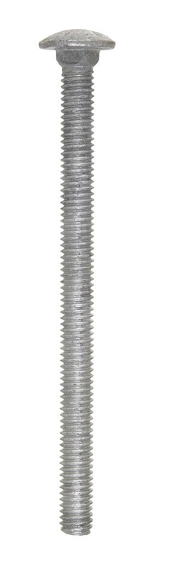 HILLMAN 5/16 in. X 4-1/2 in. L Hot Dipped Galvanized Steel Carriage Bolt 50 pk