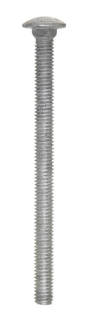 HILLMAN 5/16 in. X 4-1/2 in. L Hot Dipped Galvanized Steel Carriage Bolt 50 pk