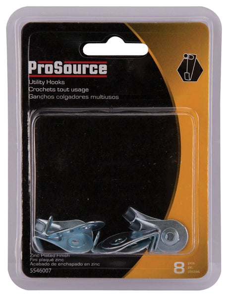 ProSource PH-122272-PS Picture Hanger, 50 lb, Steel, Polished Brass, Brass, Nail-In Mounting