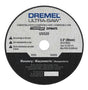 Dremel US520-01 Masonry Cutting Wheel, 3-1/2 in Dia, 0.094 in Thick, 7/16 in Arbor, 30 Grit, Silicone Carbide Abrasive, Pack of 4