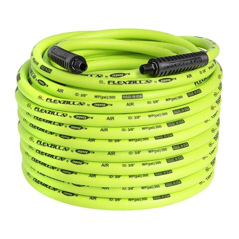 Legacy Flexzilla 100 ft. L X 3/8 in. D Hybrid Polymer Air Hose 300 psi Zilla Green