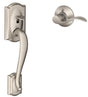 Schlage FE285CAM 619 ACC Combination Lockset, Lever Interior Handle, Left, Right, Mechanical Lock, Wave Design, 1 Grade