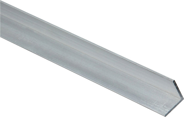 National Hardware 4203BC Series N247-296 Angle Stock, 3/4 in L Leg, 48 in L, 1/16 in Thick, Aluminum, Mill