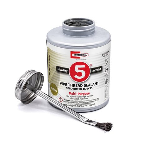 Rectorseal 25431 Thread Sealant, 1 pt, Can, Paste, Yellow