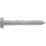HILLMAN 1/4 in. X 5 in. L Hex Hot Dipped Galvanized Steel Lag Screw 100 pk