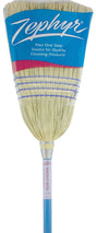 Zephyr 32019 Household Broom, #19 Sweep Face, Broomcorn/Natural Fiber Bristle