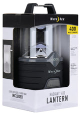 Nite Ize Radiant Series R400L-09-R8 Lantern, LED Lamp, White Light, Plastic, Gray