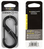 Nite Ize S-Biner Series SBP4-03-01BG Dual Carabiner, #4 Dia Ring, Plastic