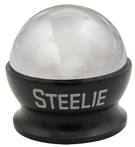 Nite Ize Steelie STDM-11-R7 Dash Ball, Aluminum/Stainless Steel, Black/Silver