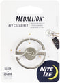 Nite Ize Medallion Series MKC-11-R3 Key Carabiner, Stainless Steel, Silver