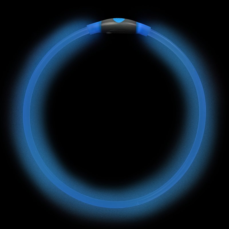 LED SAFETY NECKLACE RECHRG BLU