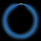 LED SAFETY NECKLACE RECHRG BLU