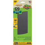 Gator 7158 Sandpaper, 10-1/2 in L, 4-1/2 in W, 120 Grit, Fine, Silicone Carbide Abrasive