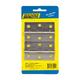 Seachoice Stainless Steel 3 in. L X 2 in. W Butt Hinges 2 pk