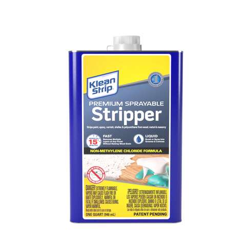 Klean Strip Premium Sprayable Fast Paint and Varnish Stripper 1 qt, Pack of 4