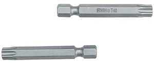 Irwin 93318 Power Bit, T10 Drive, Torx Drive, 1/4 in Shank, Hex Shank, 1-15/16 in L, High-Grade S2 Tool Steel