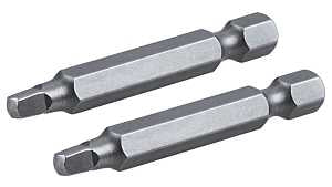 Irwin IWAF22SQ32 Power Bit, #3 Drive, Square Recess Drive, 1/4 in Shank, Hex Shank, 2 in L, High-Grade S2 Tool Steel, 2/PK