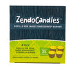 ZendoCandles  CITRONELLA LARGE REFILL CANDLE- 4OZ