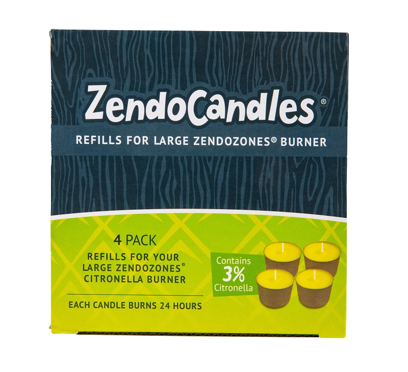 ZendoCandles  CITRONELLA LARGE REFILL CANDLE- 4OZ