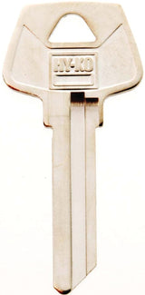 Hy-Ko 11010Y6 Key Blank, Brass, Nickel, For: Yale Cabinet, House Locks and Padlocks, Y6 Key Number, Pack of 10
