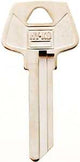 Hy-Ko 11010Y6 Key Blank, Brass, Nickel, For: Yale Cabinet, House Locks and Padlocks, Y6 Key Number, Pack of 10