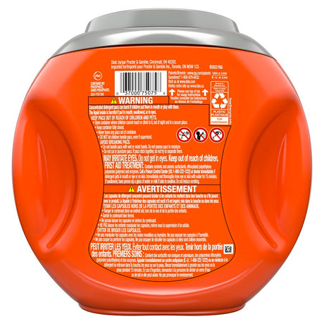 Tide PODS Ultra OXI Series 75075 Laundry Detergent, 43 Count, Original, Pack of 4