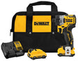 DEWALT DCF601F2 Screwdriver Kit, Battery Included, 12 V, 2 Ah, 1/4 in Chuck, Keyless Chuck