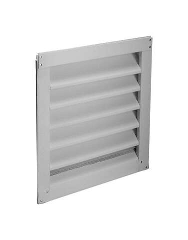 Air Vent 12 in. W X 12 in. L White Aluminum Wall Louver, Pack of 6