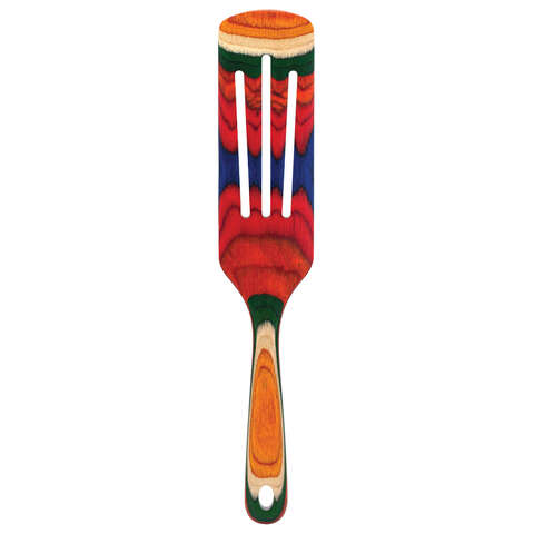 Totally Bamboo Baltique Multicolored Birch Wood Spurtle, Pack of 12