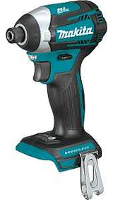 Makita XDT14Z Brushless Impact Driver, Tool Only, 18 V, 1/4 in Drive, Hex Drive, 0 to 3800 ipm