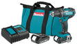 Makita LXT XFD10SY Driver Drill Kit, Battery Included, 18 V, 1.5 Ah, 1/2 in Chuck, Ratcheting Chuck