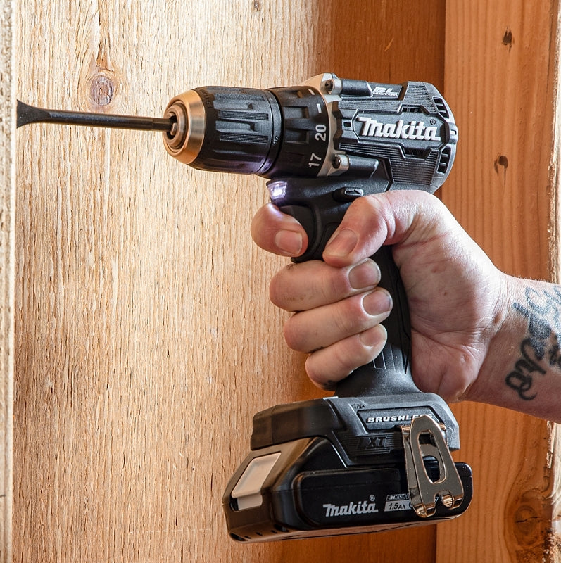 Makita LXT Series XFD15SY1B Sub-Compact Driver-Drill Kit, Battery Included, 18 V, 1.5 Ah, 1/2 in Chuck, Keyless Chuck