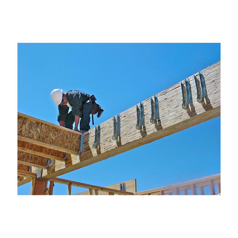 Simpson Strong-Tie ZMax 6.63 in. H X 1.56 in. W 18 Ga. Galvanized Steel Joist Hanger, Pack of 50