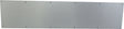 Schlage SC8400PA-619 8X34 Kick Plate, 34 in L, 8 in W, Aluminum, Satin Nickel