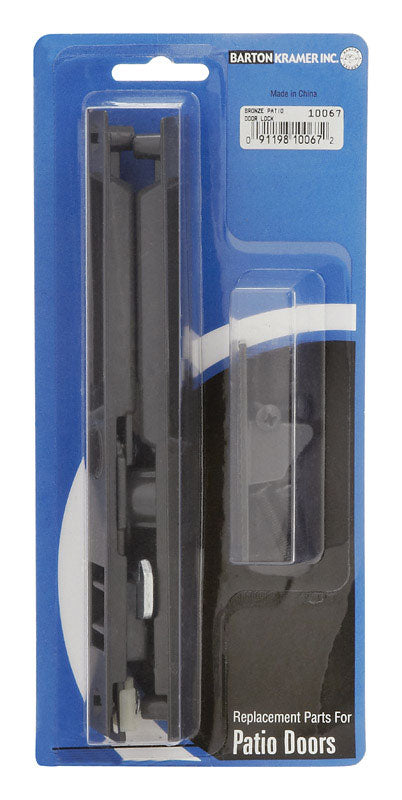 Barton Kramer Bronze Sliding glass Patio Door Lock Set