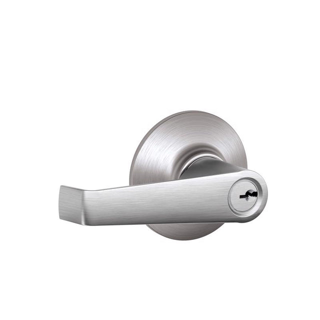 Schlage Elan Satin Chrome Entry Door Knob 1-3/4 in.