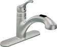 Moen Renzo Glacier CA87316SRS Kitchen Faucet, 1.5 gpm, 1-Handle, Stainless Steel, Stainless Steel, Deck Mounting