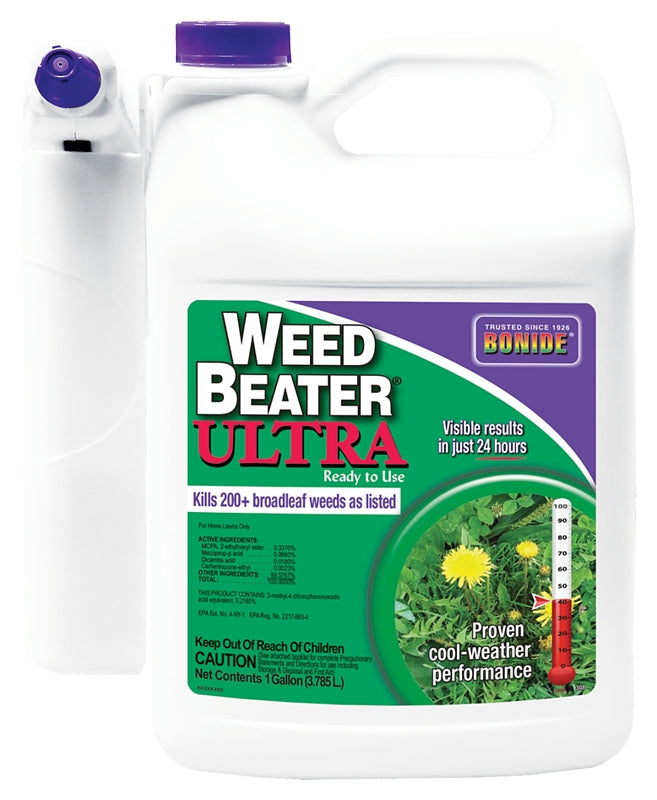 Weed Beater 3082 Weed Killer, Liquid, White, Spray Application, 1 gal
