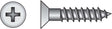 HILLMAN No. 6 X 2 in. L Phillips Zinc-Plated Coarse Wood Screws 100 pk