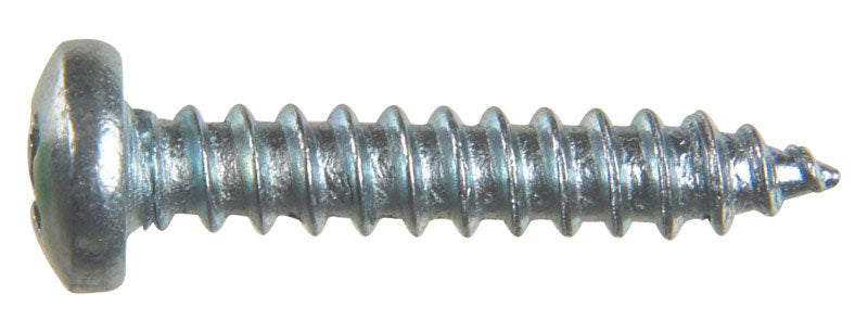 HILLMAN No. 4 X 5/8 in. L Phillips Pan Head Sheet Metal Screws 100 pk