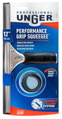 Unger Professional 981010 Window Squeegee, 12 in Blade, Poly Blade