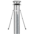 Selkirk 207440 Roof Brace Kit, Stainless Steel, Includes: (1) Support Band, (1) Adjustable Tube