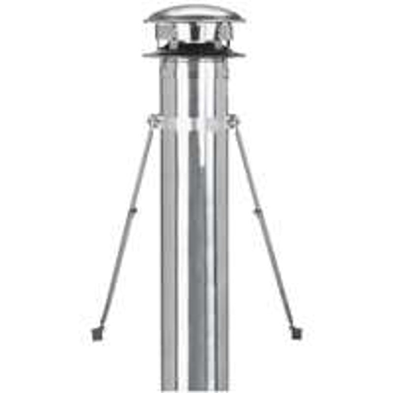 Selkirk 207440 Roof Brace Kit, Stainless Steel, Includes: (1) Support Band, (1) Adjustable Tube