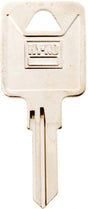 Hy-Ko 11010TM3 Key Blank, Brass, Nickel, For: Trimark Cabinet, House Locks and Padlocks, TM3 Key Number, Pack of 10