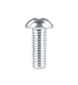 HILLMAN No. 10-32 X 1/2 in. L Combination Round Head Zinc-Plated Steel Machine Screws 100 pk
