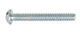 HILLMAN No. 10-24 X 1-1/2 in. L Combination Round Head Zinc-Plated Steel Machine Screws 100 pk