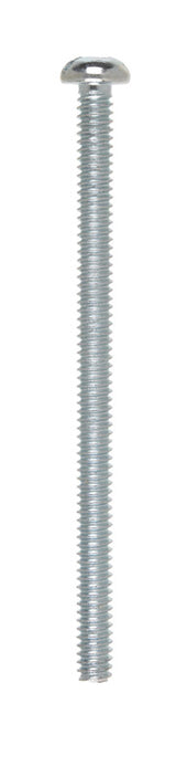 HILLMAN No. 10-24 X 3 in. L Combination Round Head Zinc-Plated Steel Machine Screws 100 pk