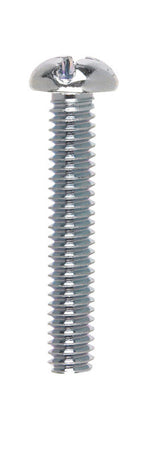 HILLMAN No. 1/4-20 X 1-1/2 in. L Combination Round Head Zinc-Plated Steel Machine Screws 100 pk