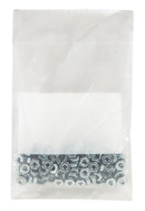 Hillman 4 in. Zinc-Plated Steel SAE Screw Nut 100 pk