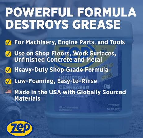 Zep R45815 Industrial Cleaner and Degreaser Concentrate, 5 gal, Drum, Liquid, Ether-Like, Purple